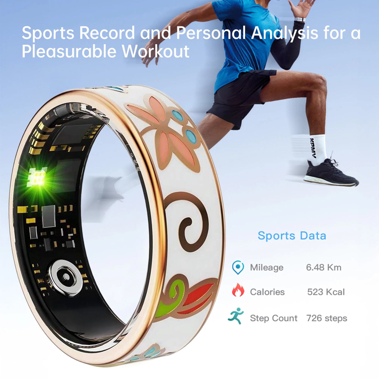 Elegant Health Monitoring Smart Ring™ – Track Sleep, Heart Rate & Wellness in Style